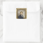 Otto von Bismarck als Student, 1833 Quadratischer Aufkleber (Tasche)