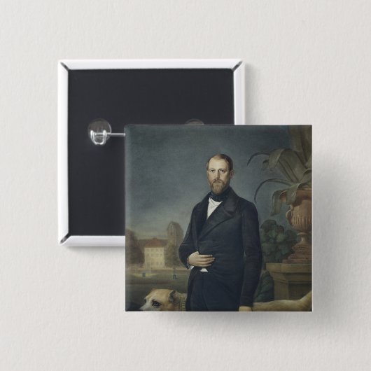 Otto von Bismarck, c.1850 Button (Vorne & Hinten)