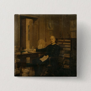 Otto von Bismarck in seiner Studie Button
