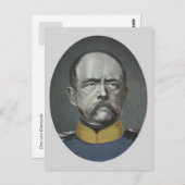 Otto von Bismarck Postkarte (Vorne/Hinten)