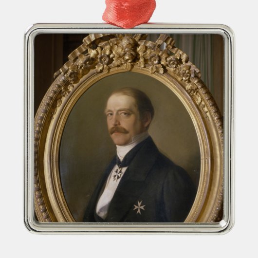 Otto von Bismarck Silbernes Ornament (Vorne)