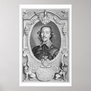 Otto von Guericke (1602-86) aus 'Portraits des Ho Poster