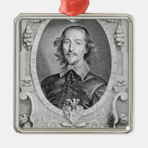 Otto von Guericke (1602-86) von 'Porträt-DES Ho Ornament Aus Metall