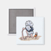 Otto von Ostrich Magnet (Vorderseite/Rückseite)