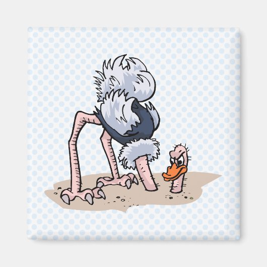 Otto von Ostrich Magnet (Vorne)