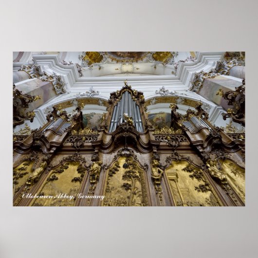Ottobeuren Abbey pipe organ poster (Vorne)