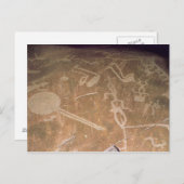 Ottoblyph mit gegossenen Figuren Postkarte (Vorne/Hinten)