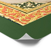 Ottoman sultan tughra Poster (Ecke)