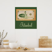 Ottoman sultan tughra Poster (Küche)