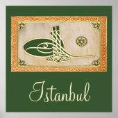 Ottoman sultan tughra Poster (Vorne)
