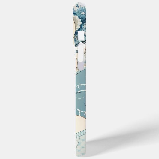 Ottomanische Zilfrau mit Tee - Weich blauer Fluss Case-Mate iPhone Hülle (Rückseite / Links)