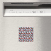 Ottomans Tulip Pattern / Tile Art Magnet (In Situ (Geschirrspüler))