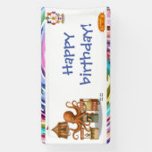 Ottos Zirkus-Snack-Imbiss-Geburtstag Banner (Vertikal)
