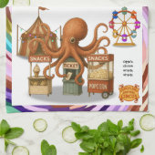 Ottos Zirkus-Snack-Stand Geschirrtuch (Gefaltet)