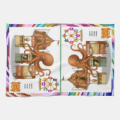 Ottos Zirkus-Snack-Stand Geschirrtuch (Horizontal)