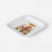 Ottos Zirkus-Snack-Stand Pappteller (Gewinkelt)