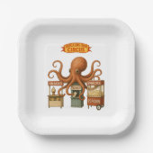 Ottos Zirkus-Snack-Stand Pappteller (Vorderseite)