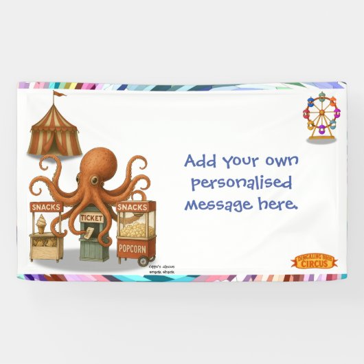 Ottos Zirkussnackstand Banner (Horizontal)