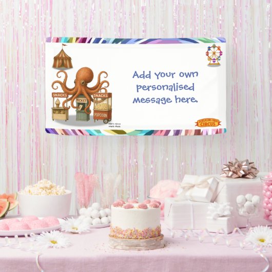 Ottos Zirkussnackstand Banner (Party)