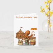 Ottos Zirkussnackstand Karte (Gelbe Blume)