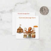 Ottos Zirkussnackstand Mitteilungskarte (Vorderseite/Rückseite Beispiel)