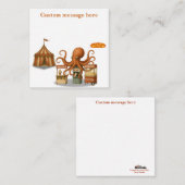 Ottos Zirkussnackstand Mitteilungskarte (Vorne/Hinten)