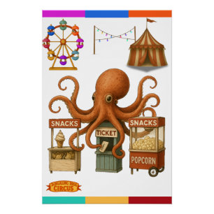 Ottos Zirkussnackstand Poster