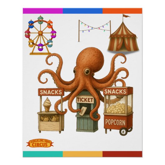 Ottos Zirkussnackstand Poster (Vorderseite)