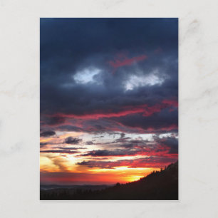Ottoway Lake Sunset - Yosemite - Sierra Nevada Postkarte