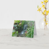 Ott's Waterfall Note Card Karte (Gelbe Blume)