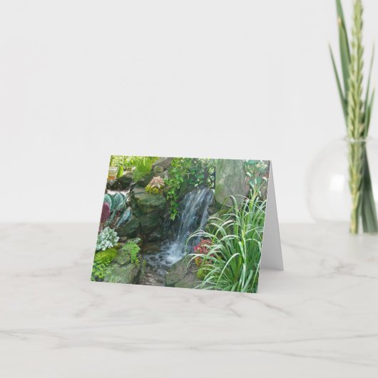 Ott's Waterfall Note Card Karte (Vorderseite)