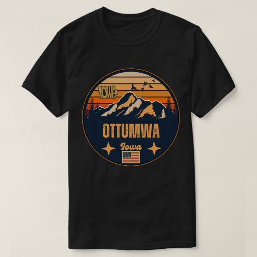 Ottumwa, Iowa T-Shirt (Design vorne)