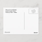 Otway Covered Bridge Postcard Postkarte (Rückseite)