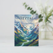 Ötztal Österreich Postkarte (Stehend Vorderseite)