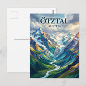 Ötztal Österreich Postkarte (Vorne/Hinten)