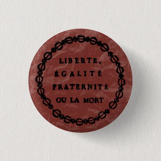 ou-La mort Button (Vorderseite)