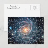 OU VAIS-JE ? POSTKARTE (Vorne/Hinten)