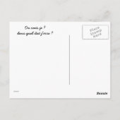 OU VAIS-JE ? POSTKARTE (Rückseite)