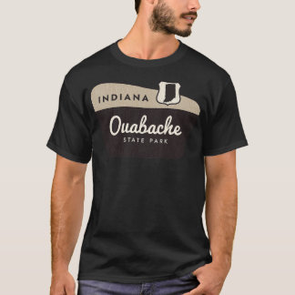 Ouabache Staat Park Indiana Begrüßungszeichen T-Shirt