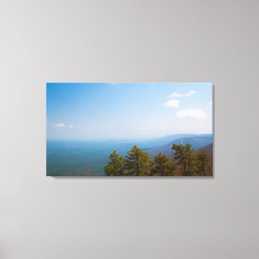 Ouachita Berge und Talimena Drive, ok Leinwanddruck (Vorderseite)