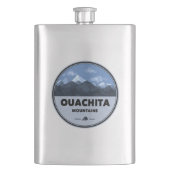 Ouachita Mountains Arkansas Oklahoma Camping Flachmann (Vorderseite)