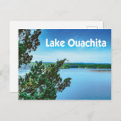 Ouachita-See, Arkansas Postkarte (Vorne/Hinten)