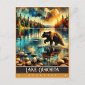 Ouachita-See, Arkansas | Vintage Malerei Postkarte (Vorderseite)