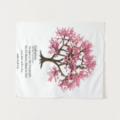 "Oubaitori" bedeutet benutzerdefinierte Farbe Wandteppich (Vorderseite (Horizontal))