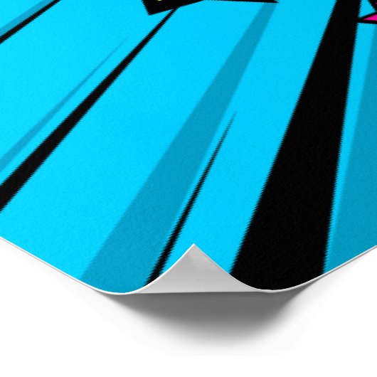 Ouch Girl Poster (Ecke)