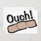 Ouch Postkarte (Vorne/Hinten)