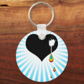 Ouch. Regenbogenherz. Schlüsselanhänger (Vorderseite)