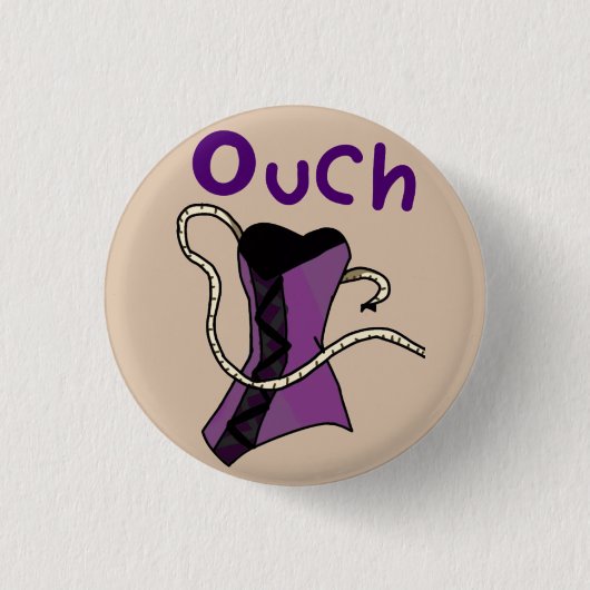 OUCH! Schaltfläche "Corset Fashion" Button (Vorderseite)