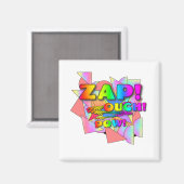 Ouch, Zap Magnet (Vorderseite/Rückseite)