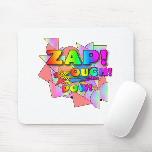 Ouch, Zap Mousepad (Mit Mouse)